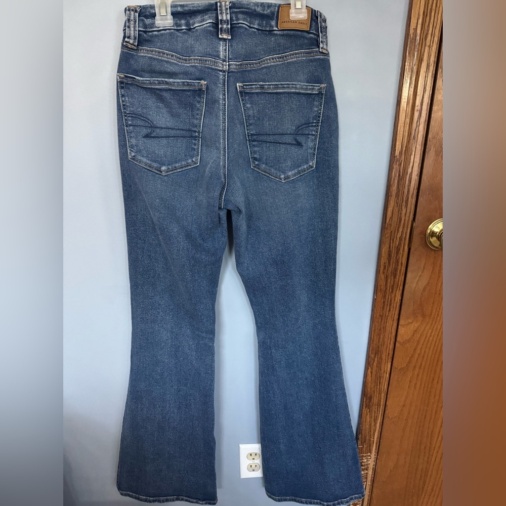 American Eagle Outfitters Medium Blue Wide Leg Jeans